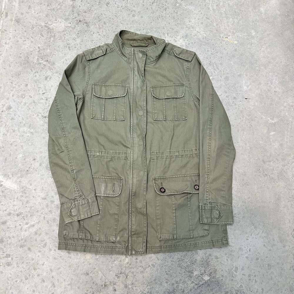 Vintage Merona Olive Green Utility Jacket - Small
